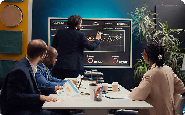 Campaign launch and performance data review